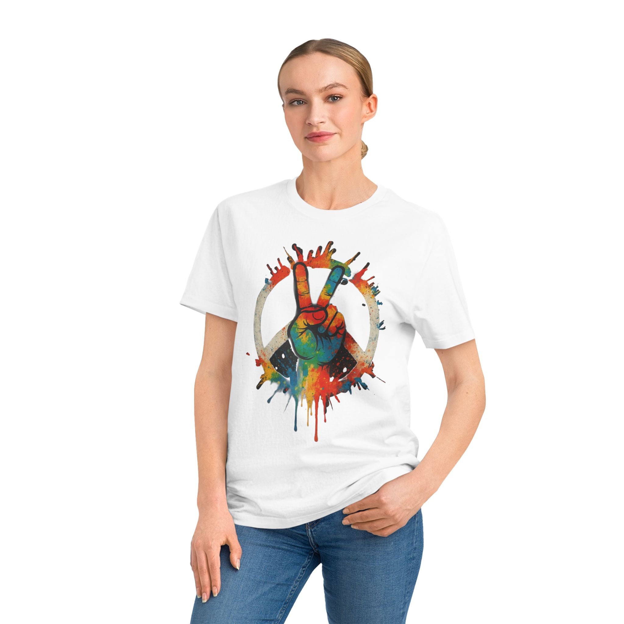 Peace T-Shirt — Colorful Tee