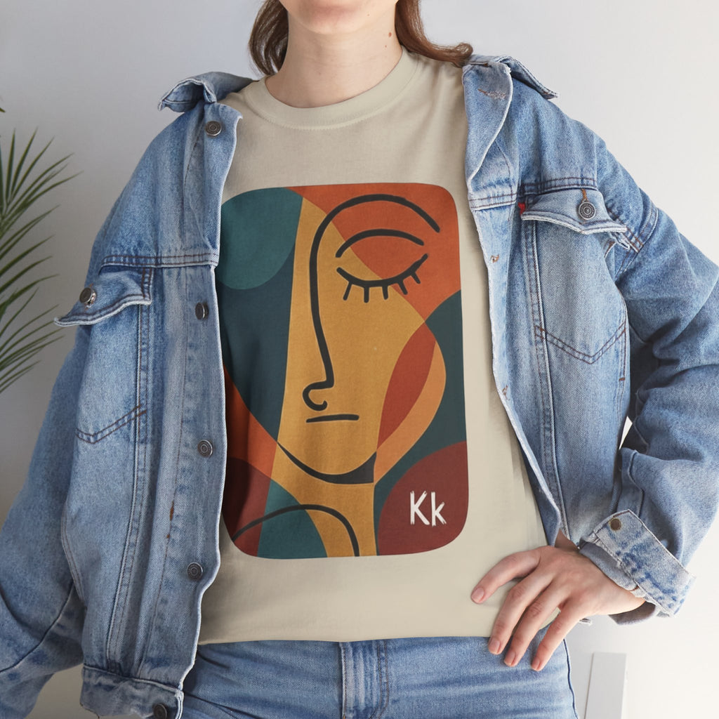 Abstract Cubist Face T-Shirt