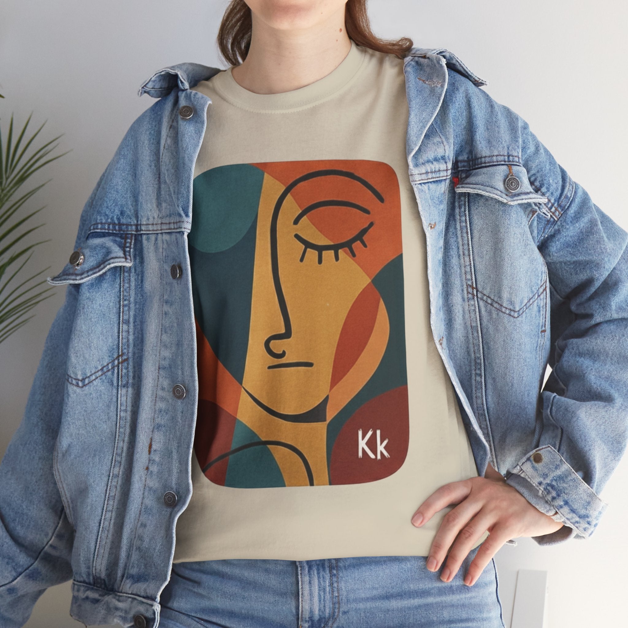 Abstract Cubist Face T-Shirt