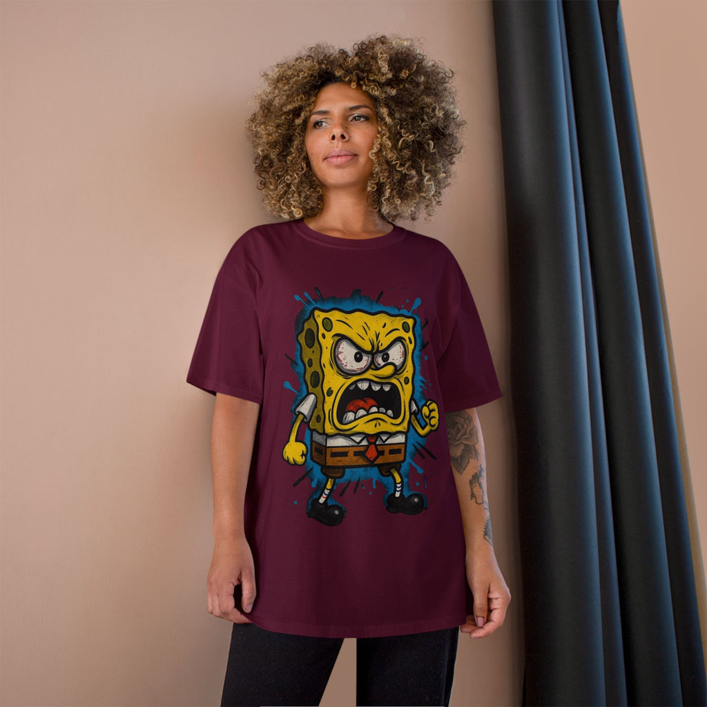 Angry Sponge Cartoon T-Shirt