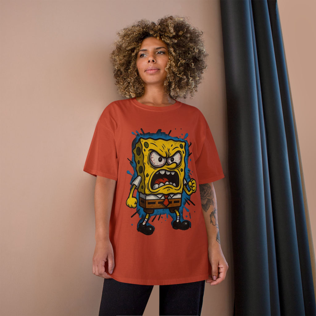 Angry Sponge Cartoon T-Shirt