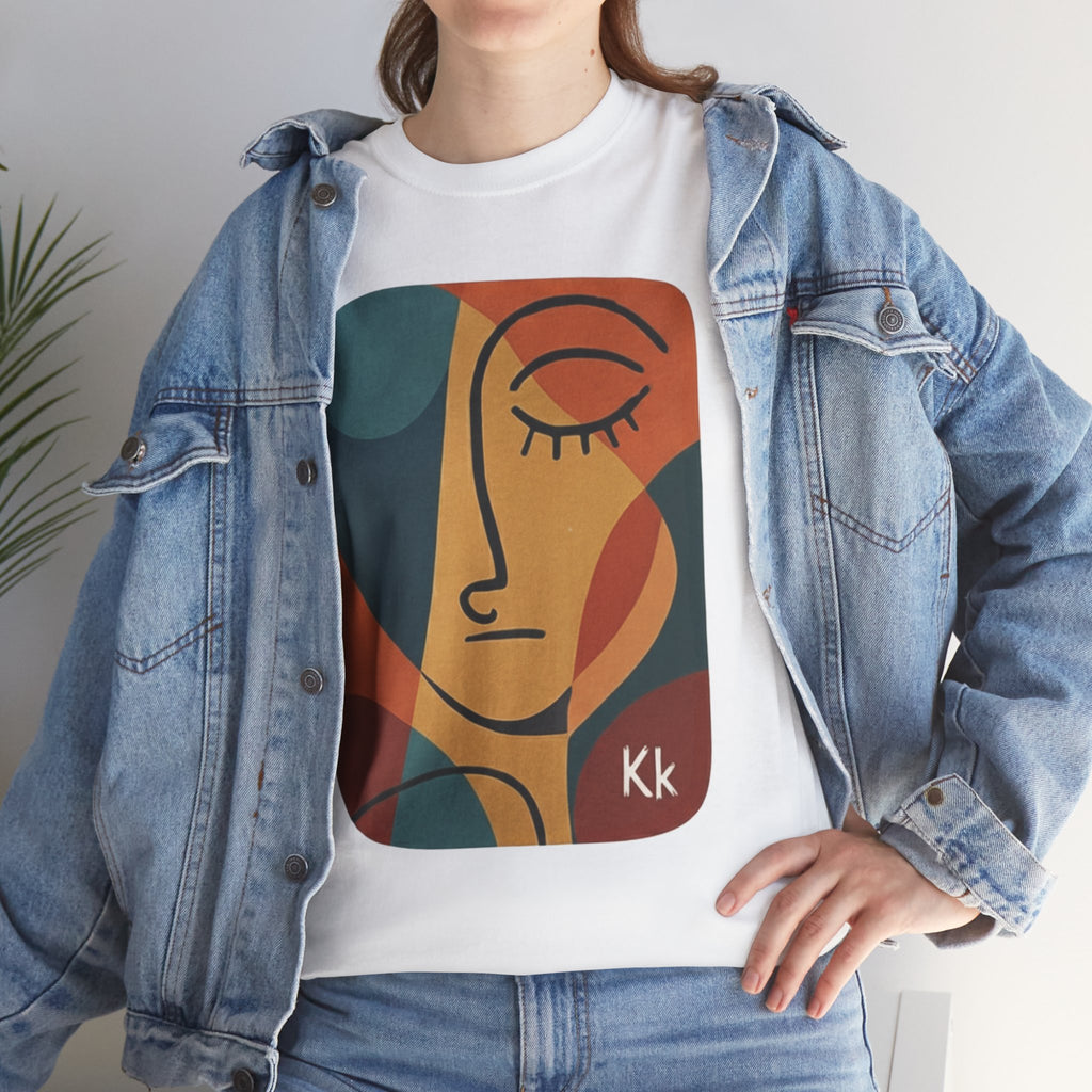Abstract Cubist Face T-Shirt