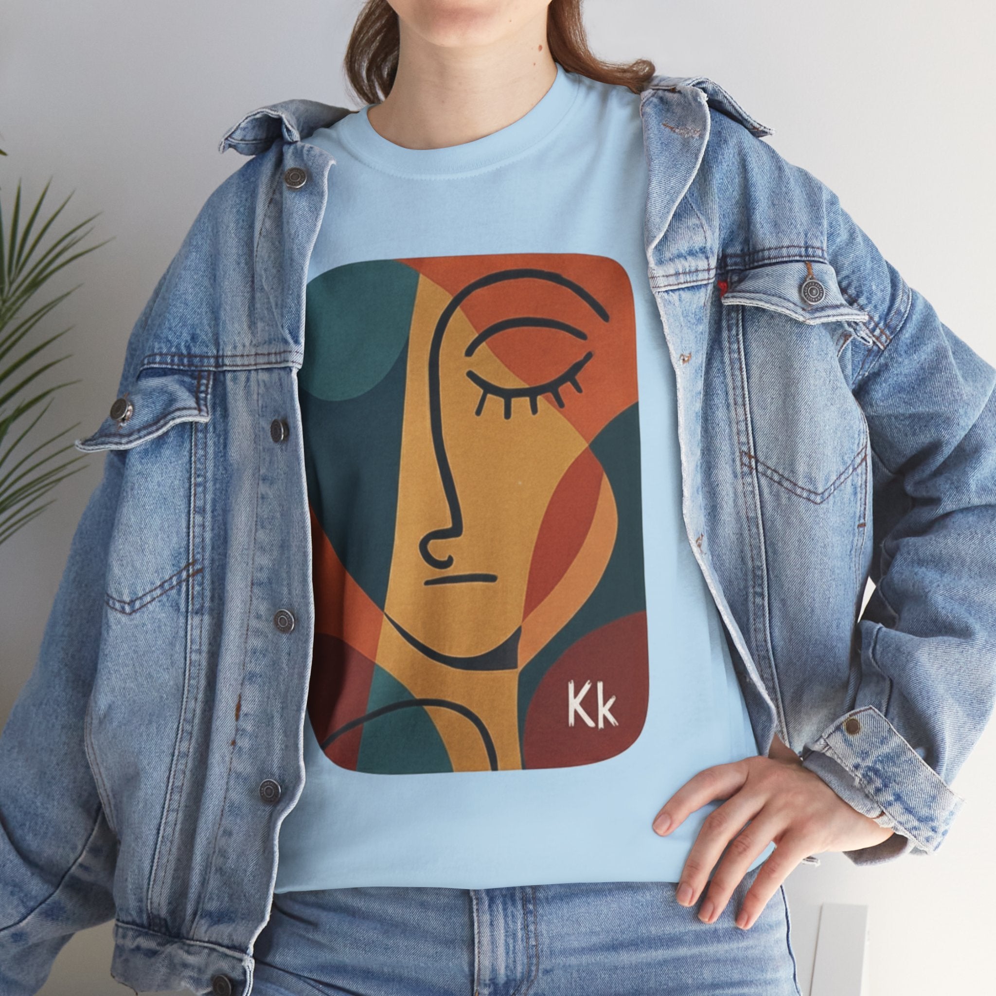 Abstract Cubist Face T-Shirt