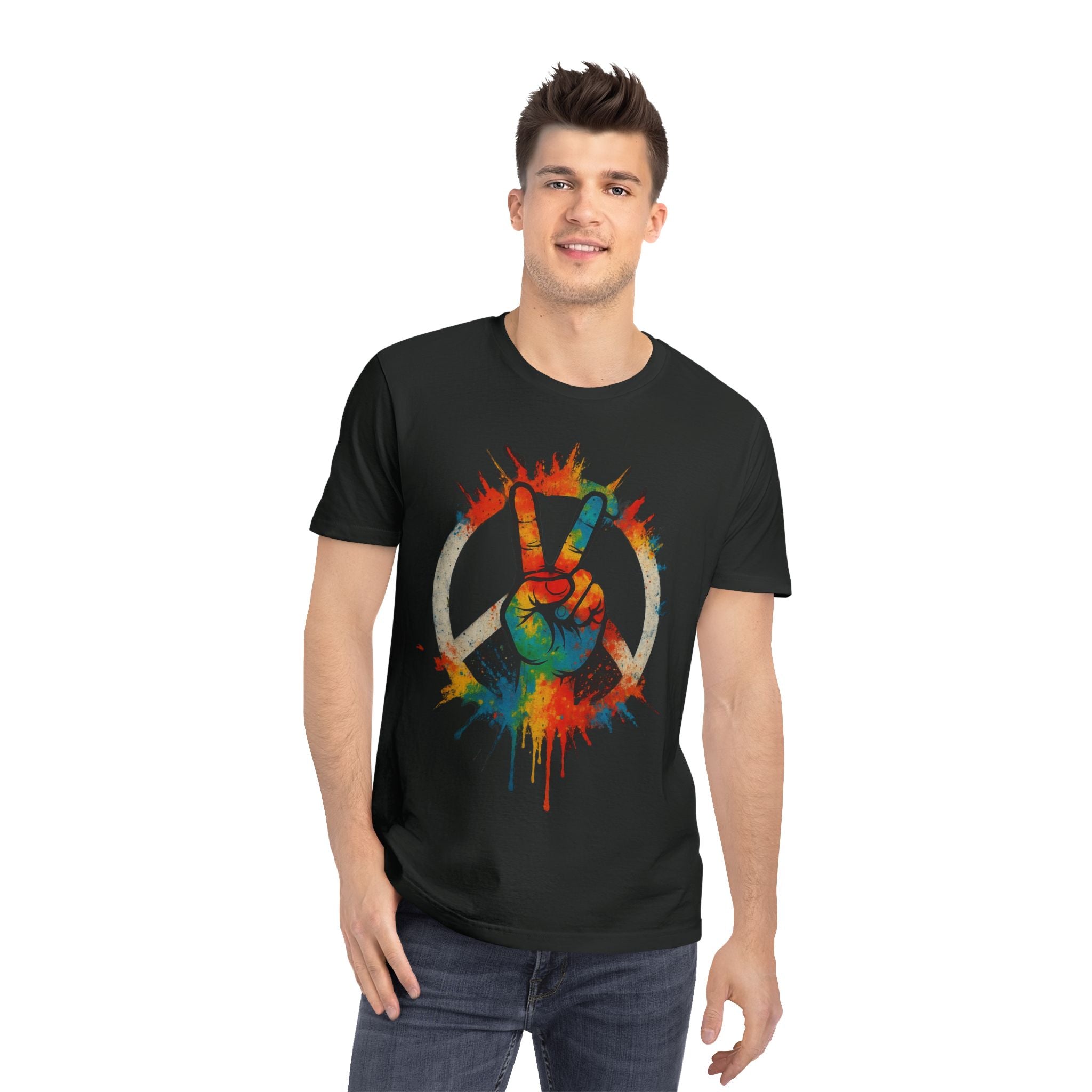 Peace T-Shirt — Colorful Tee