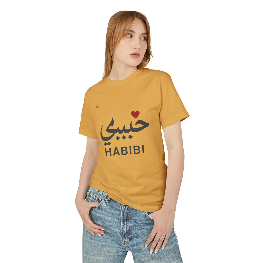 Habibi Tee — Arabic "Habibi" Love Shirt with Heart