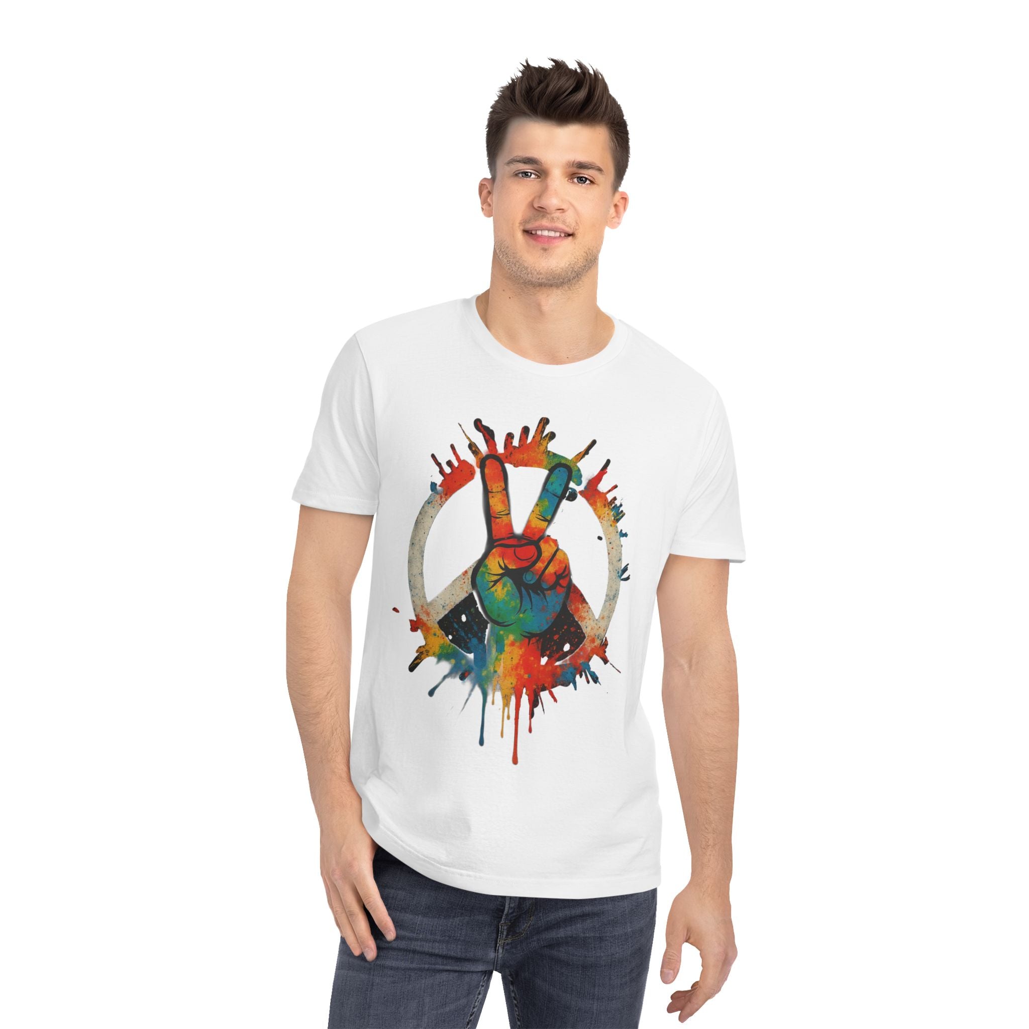 Peace T-Shirt — Colorful Tee