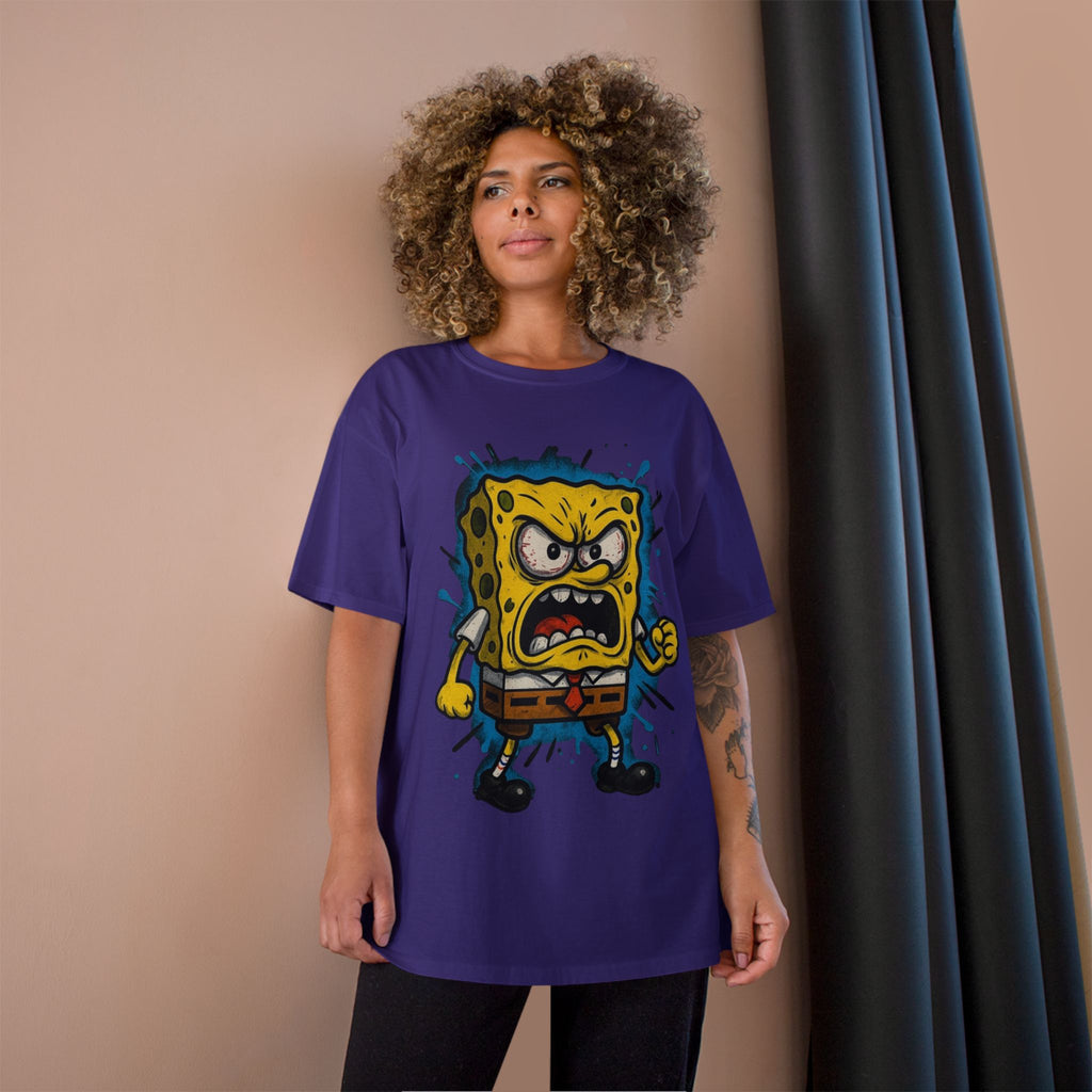 Angry Sponge Cartoon T-Shirt