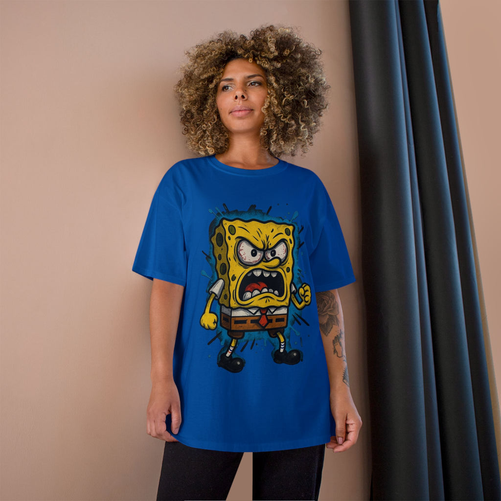 Angry Sponge Cartoon T-Shirt