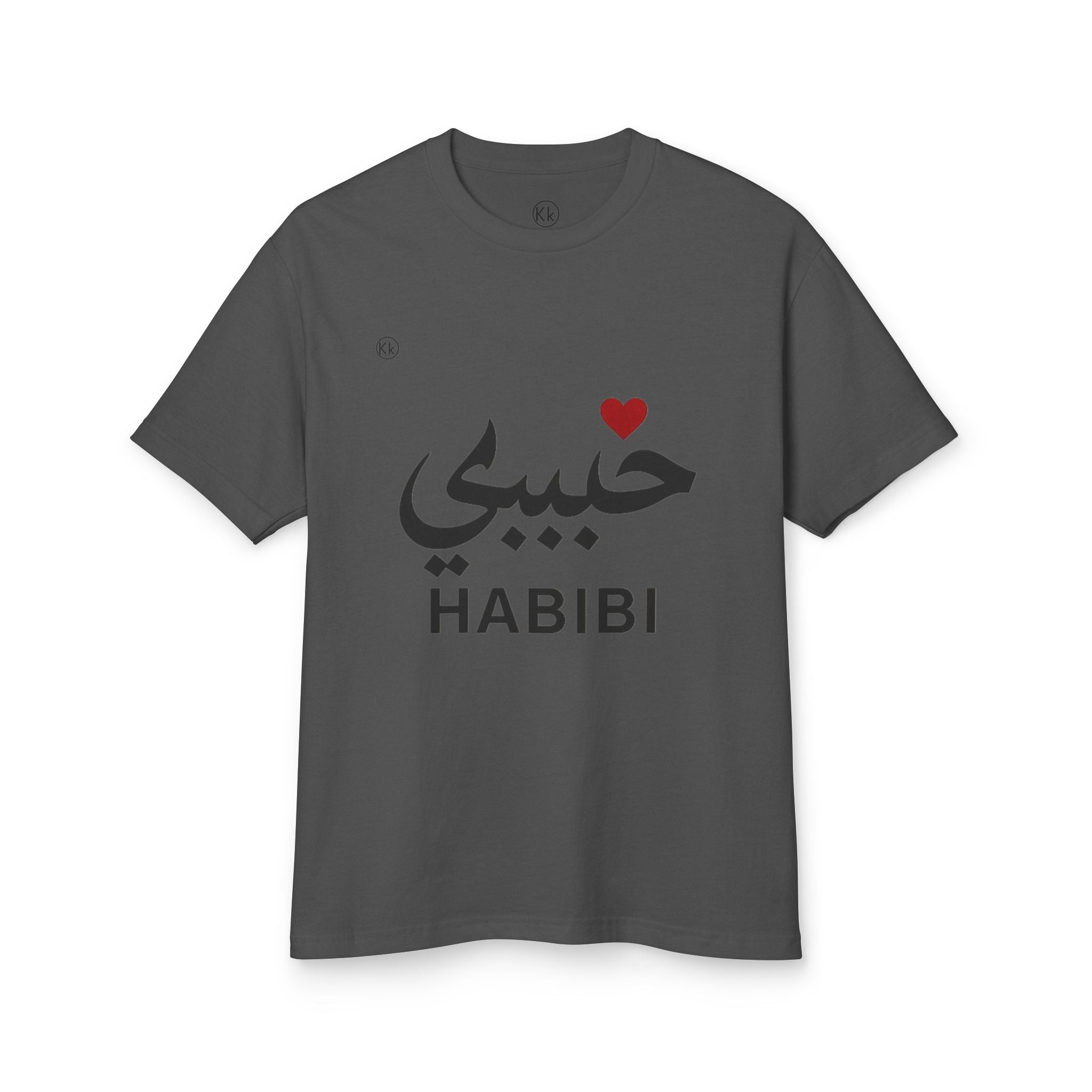 Habibi Tee — Arabic "Habibi" Love Shirt with Heart