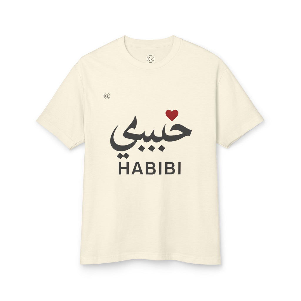 Habibi Tee — Arabic "Habibi" Love Shirt with Heart