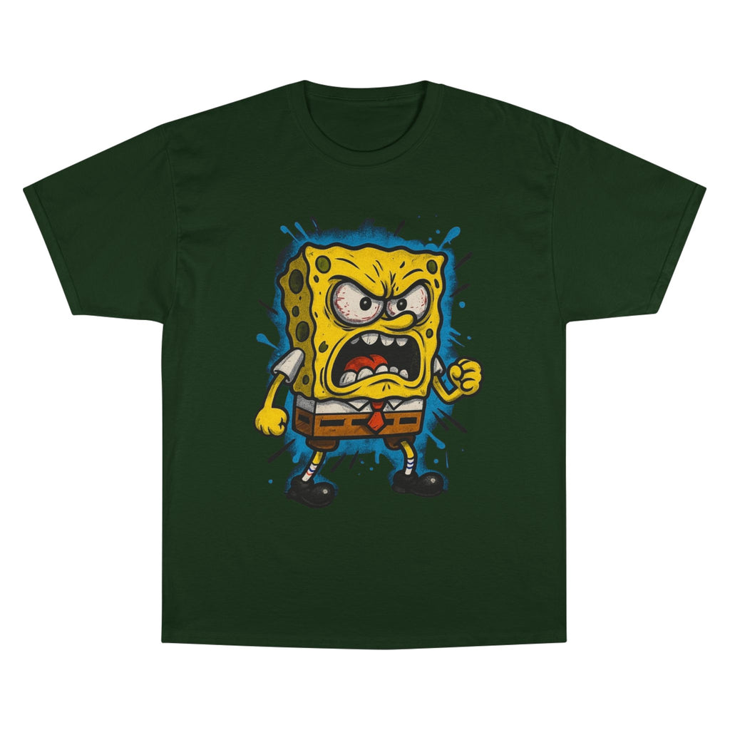 Angry Sponge Cartoon T-Shirt