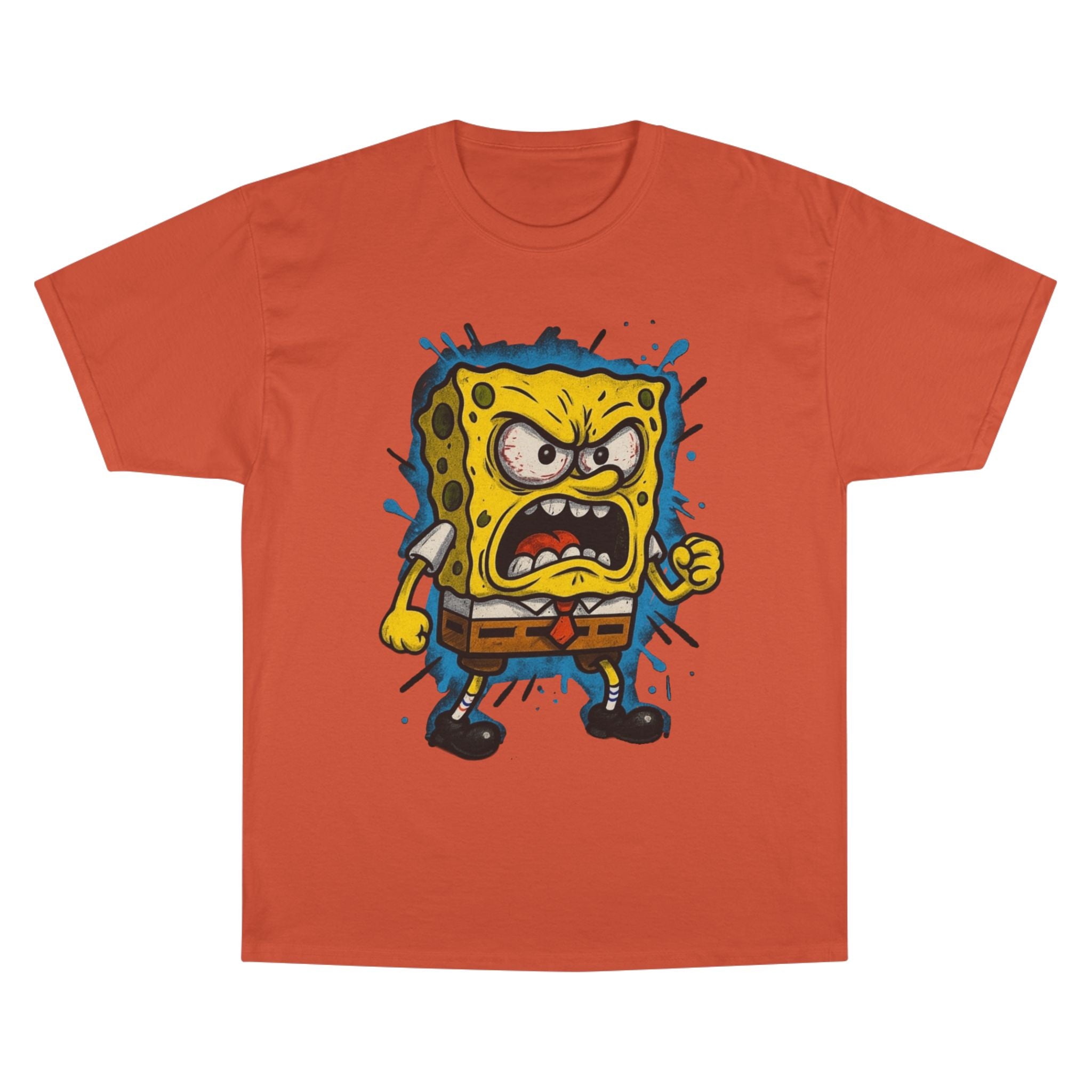 Angry Sponge Cartoon T-Shirt