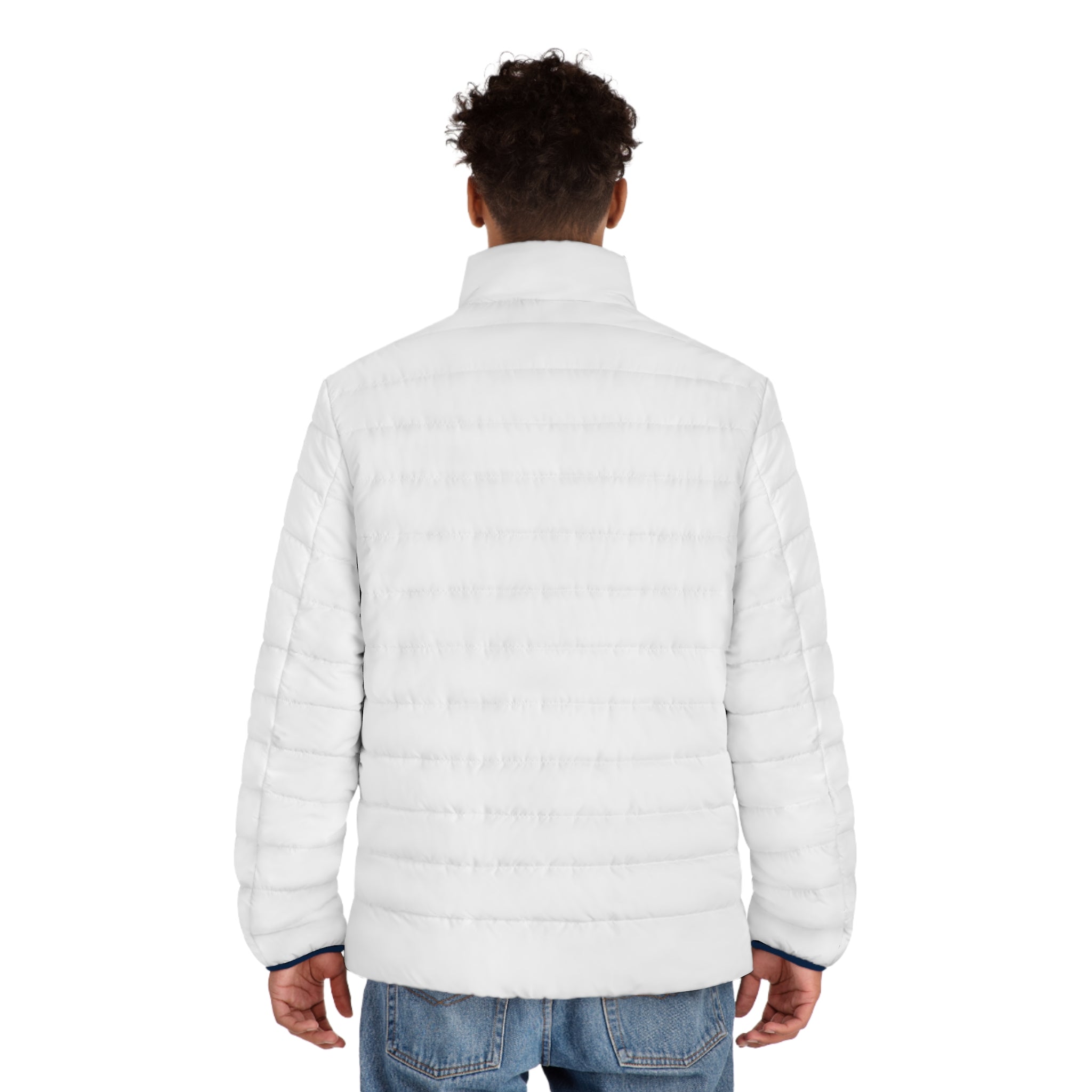 White Men’s Puffer Jacket