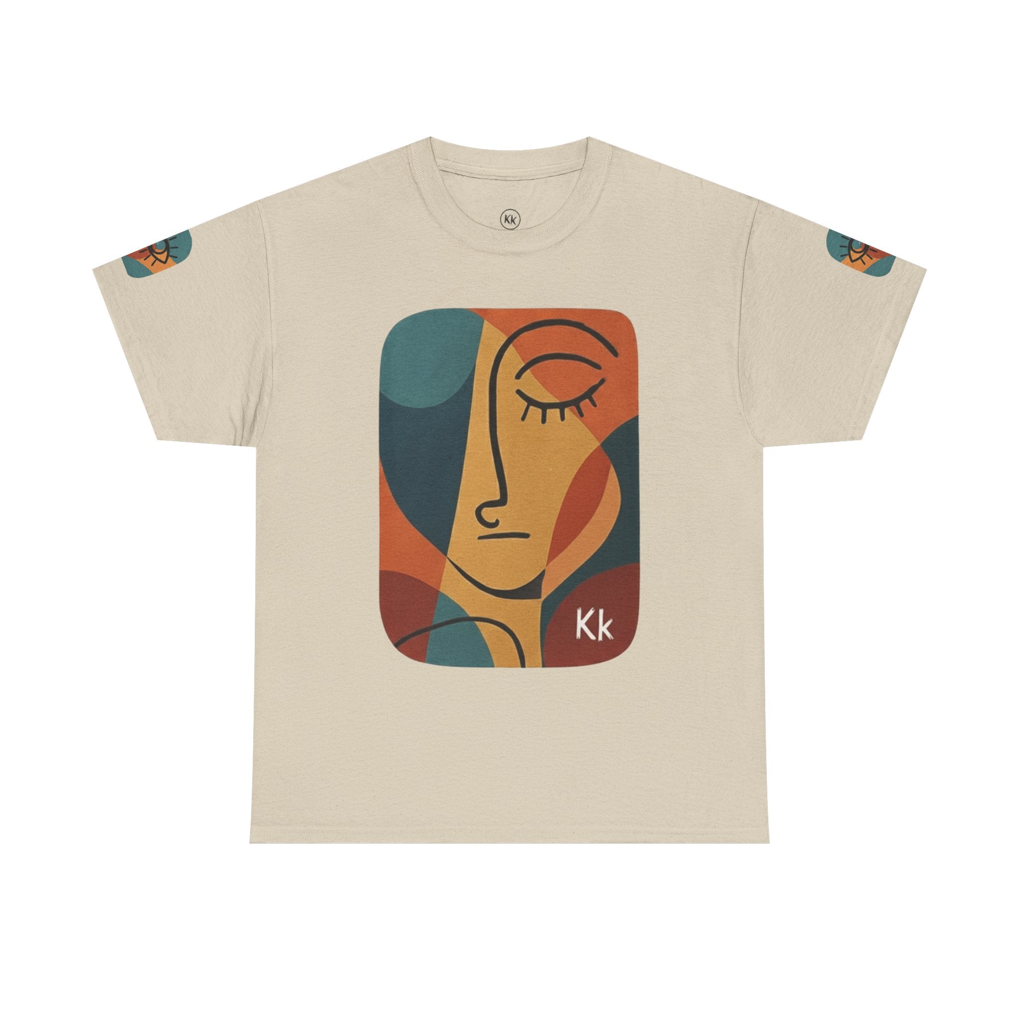 Abstract Cubist Face T-Shirt