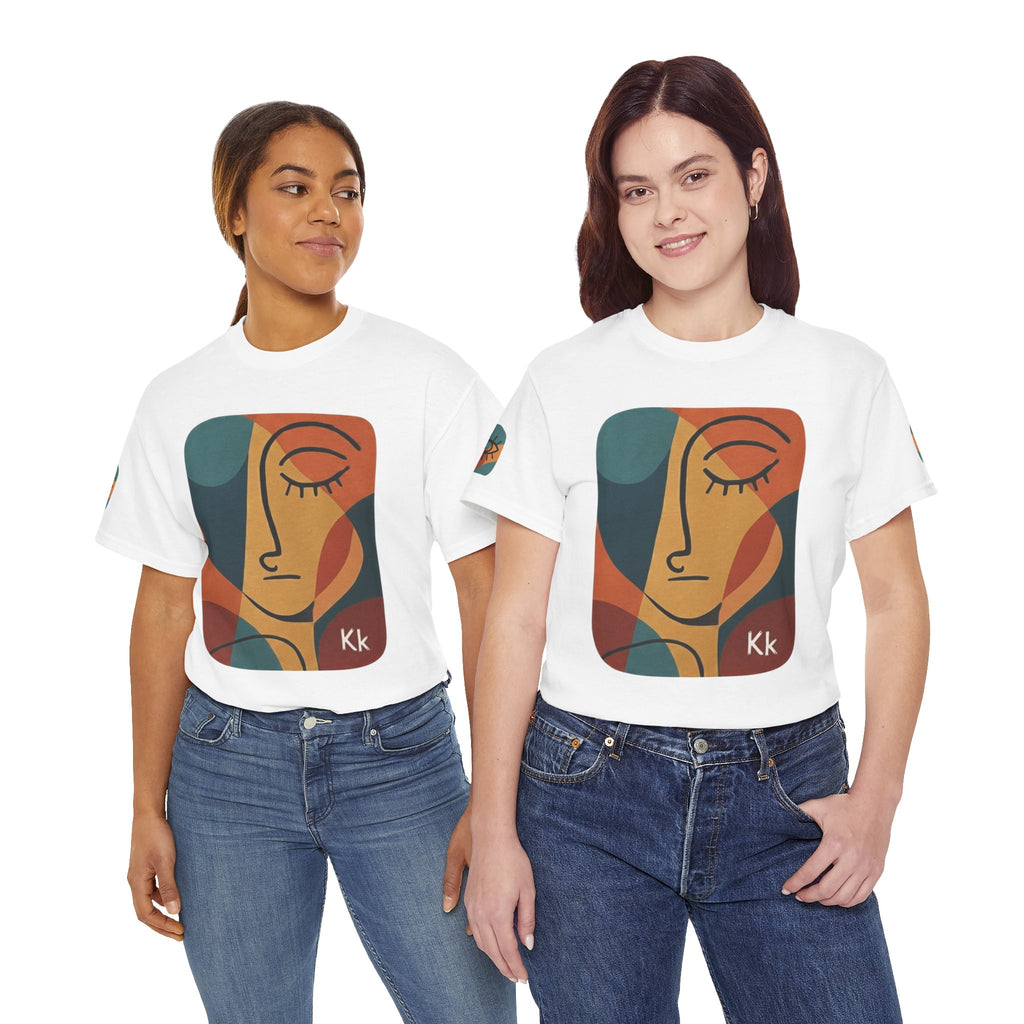 Abstract Cubist Face T-Shirt