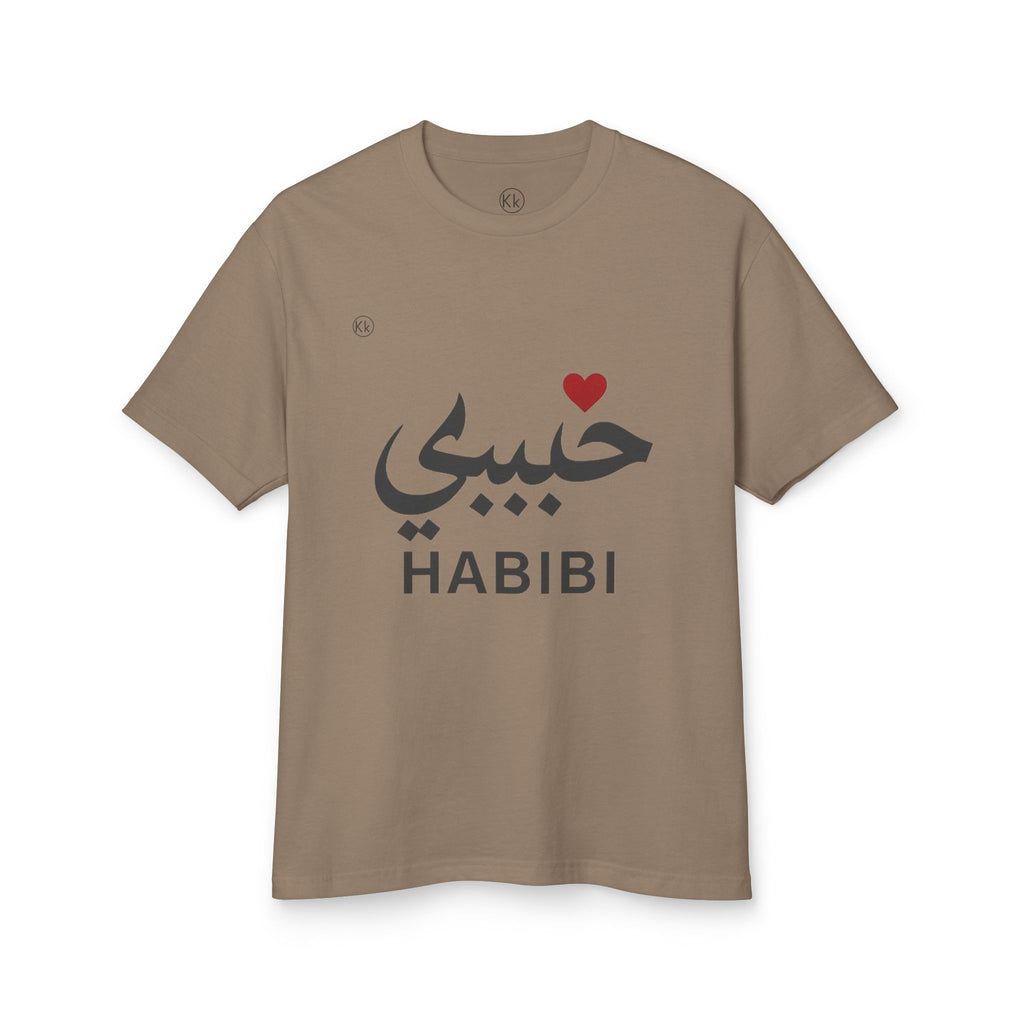 Habibi Tee — Arabic "Habibi" Love Shirt with Heart