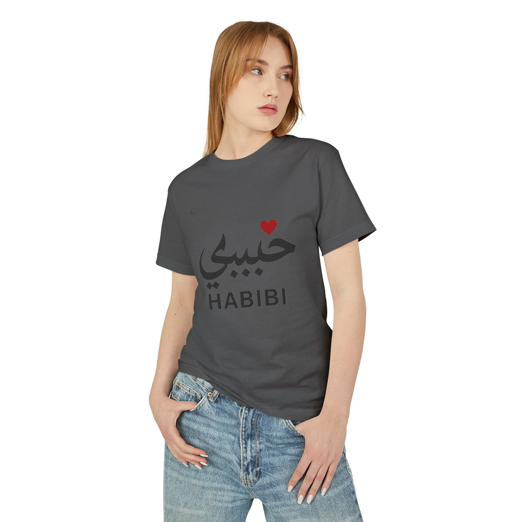 Habibi Tee — Arabic "Habibi" Love Shirt with Heart