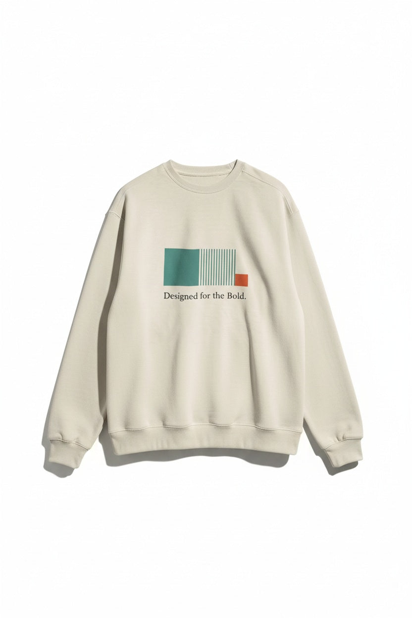 Crewneck Sweatshirt 'Designed for the Bold'