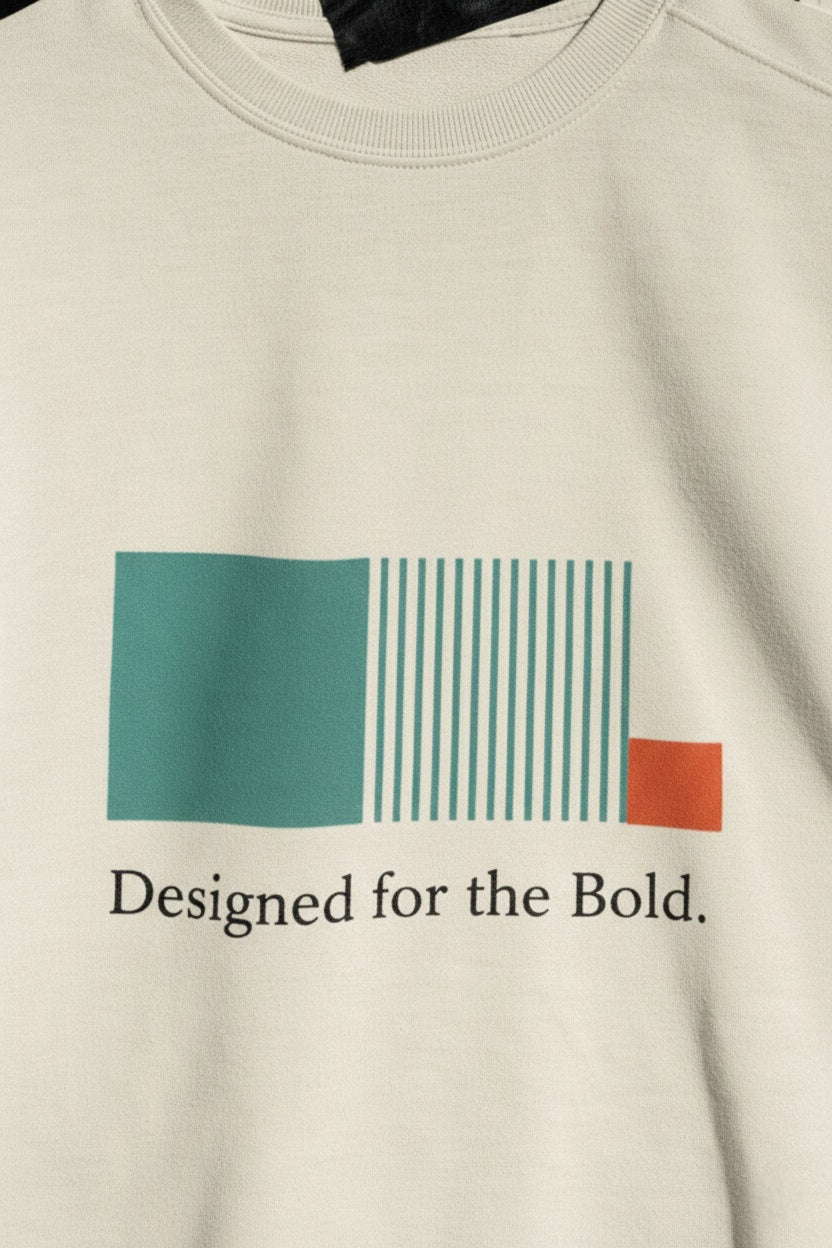 Crewneck Sweatshirt 'Designed for the Bold'