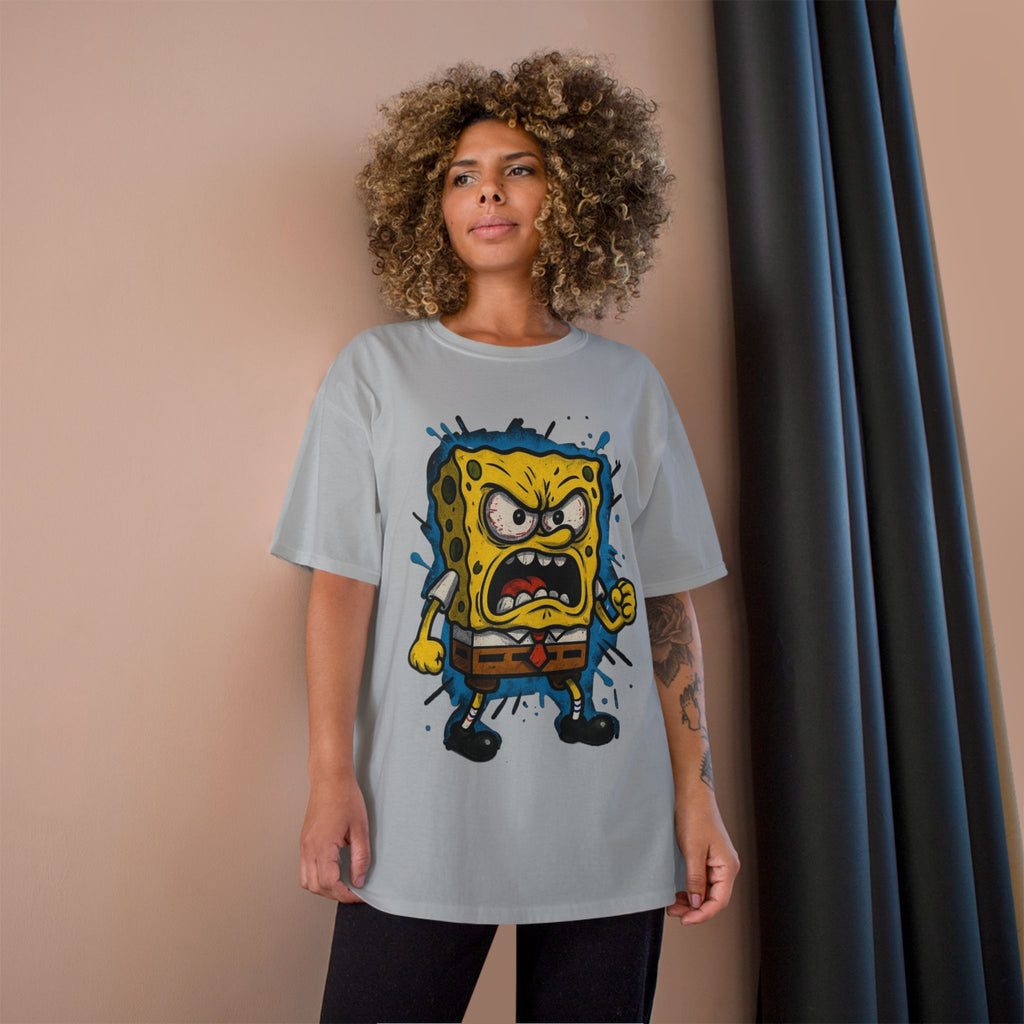 Angry Sponge Cartoon T-Shirt
