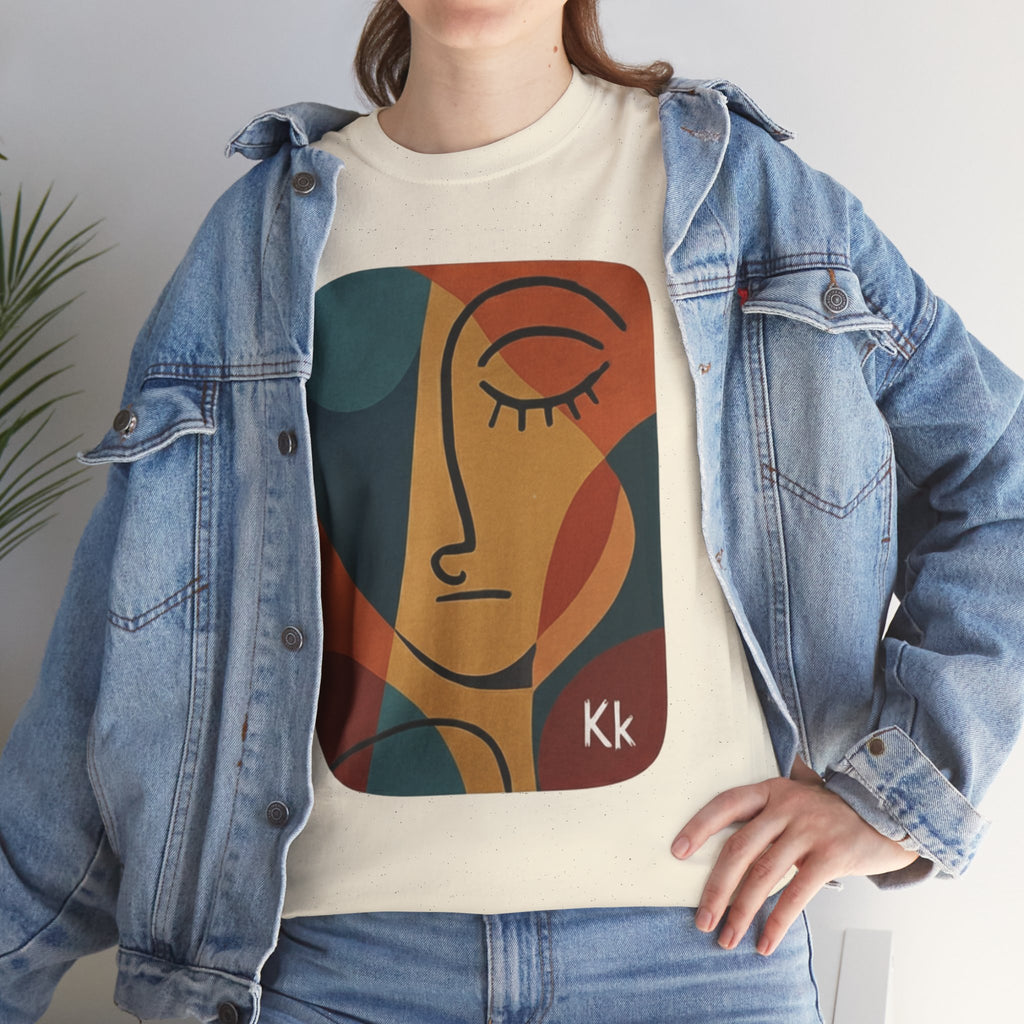 Abstract Cubist Face T-Shirt