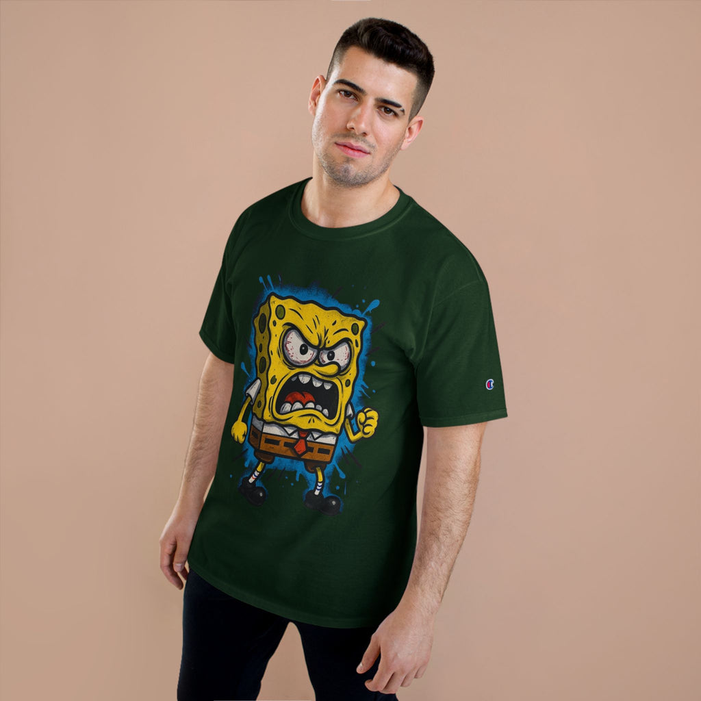 Angry Sponge Cartoon T-Shirt
