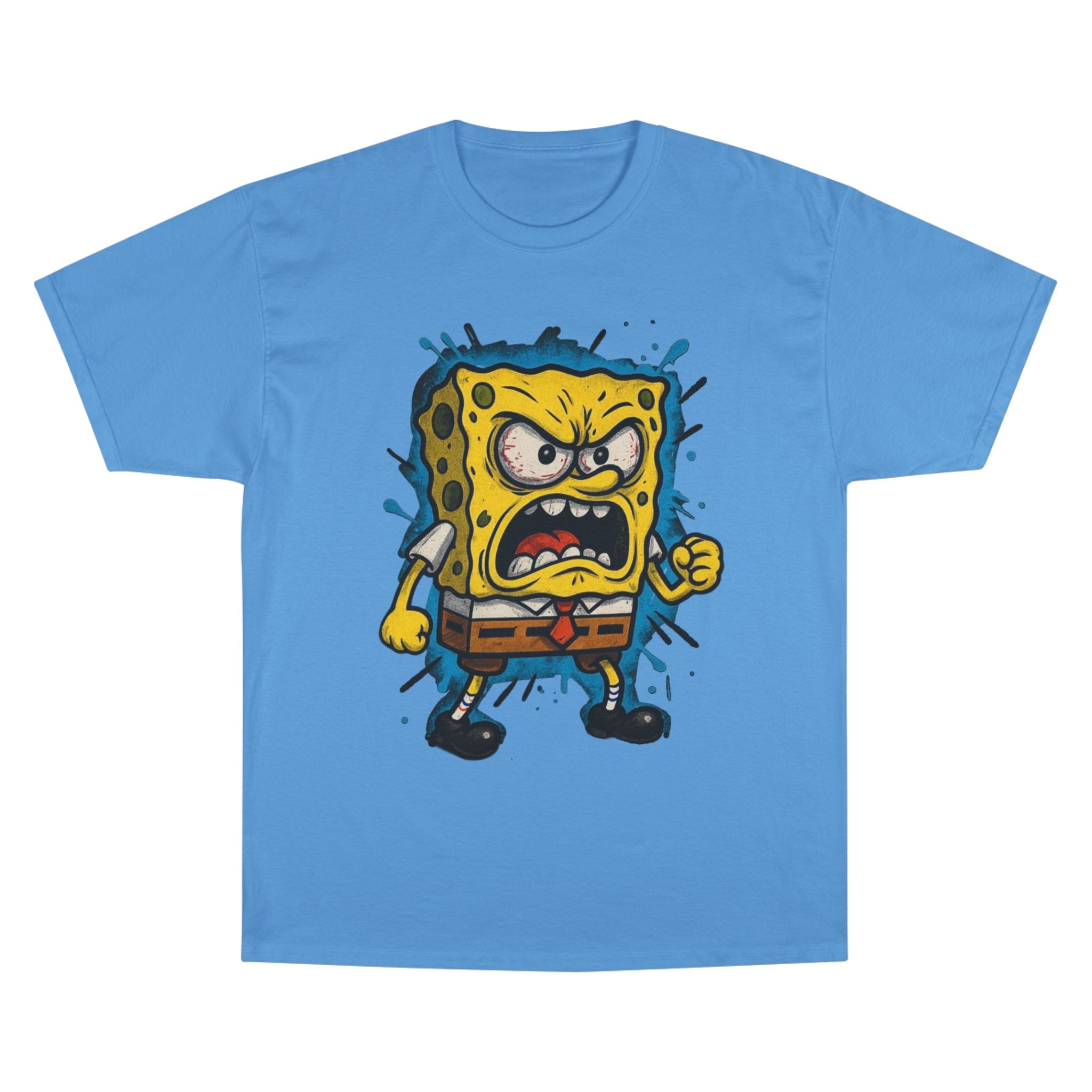 Angry Sponge Cartoon T-Shirt