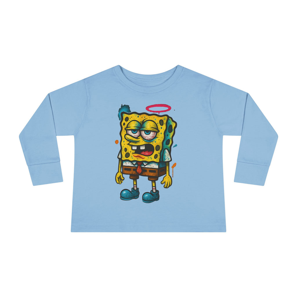 Toddler Long Sleeve Tee — Cartoon SpongeBob