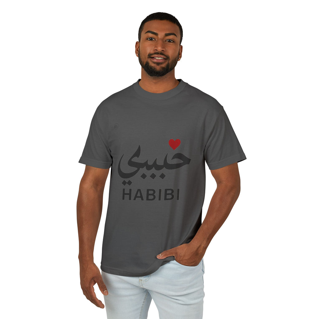 Habibi Tee — Arabic "Habibi" Love Shirt with Heart