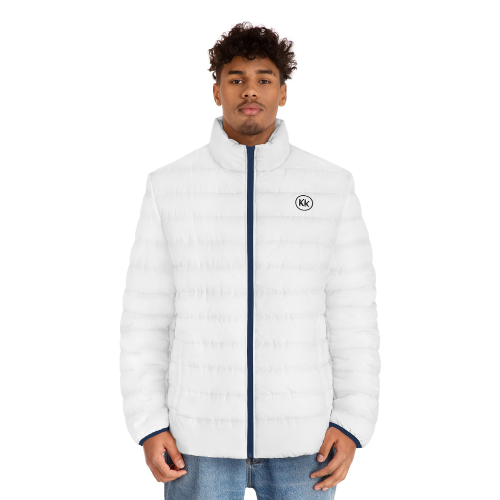 White Men’s Puffer Jacket