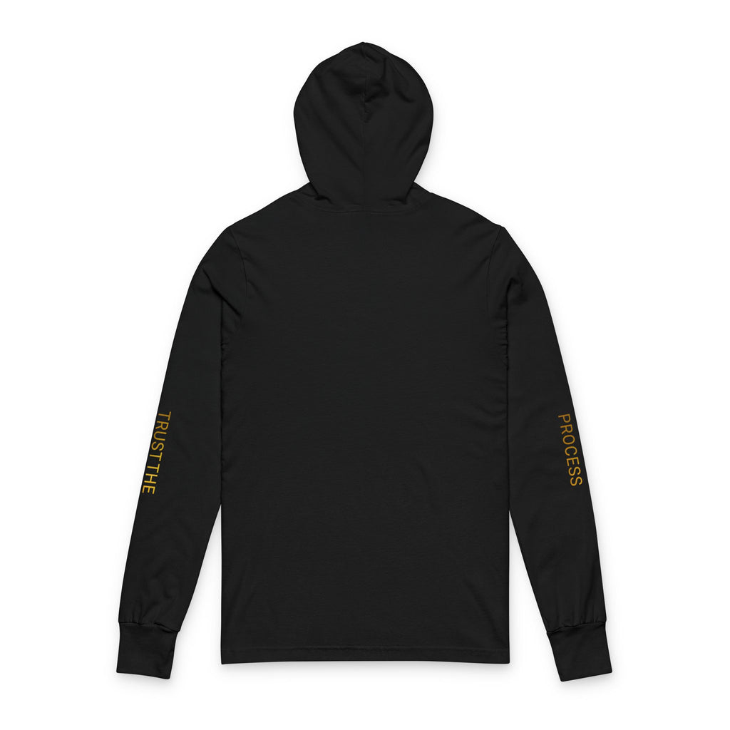 Gold Sun Hooded Long Sleeve Tee