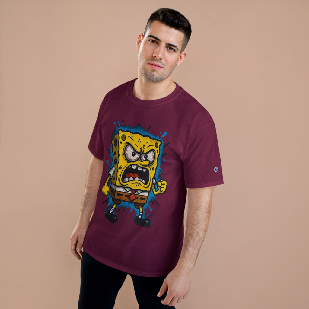 Angry Sponge Cartoon T-Shirt