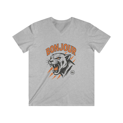 Bonjour Roaring Tiger V-Neck Tee