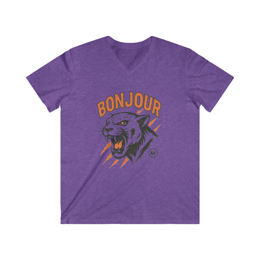 Bonjour Roaring Tiger V-Neck Tee