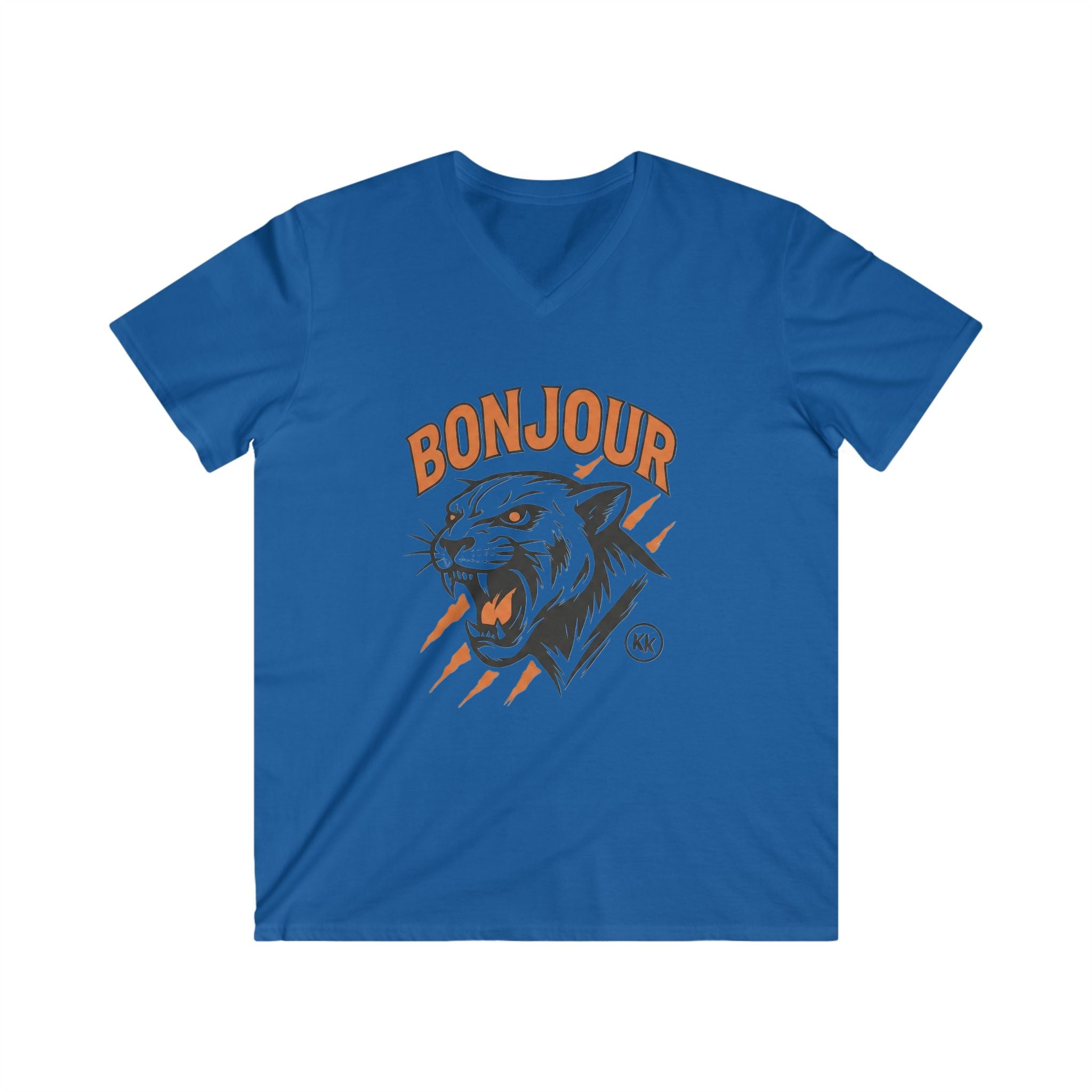 Bonjour Roaring Tiger V-Neck Tee