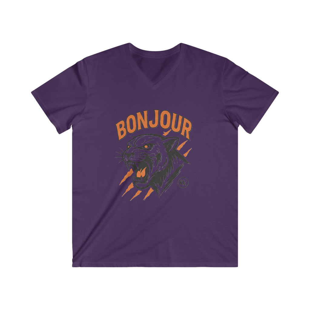 Bonjour Roaring Tiger V-Neck Tee