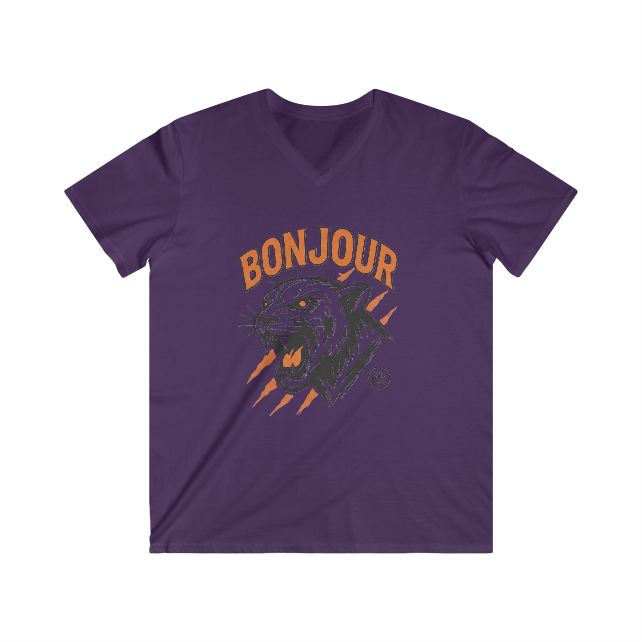 Bonjour Roaring Tiger V-Neck Tee