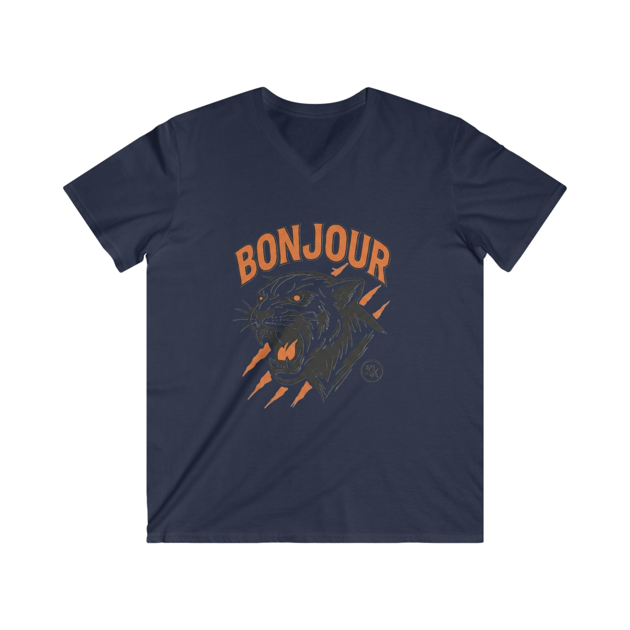 Bonjour Roaring Tiger V-Neck Tee