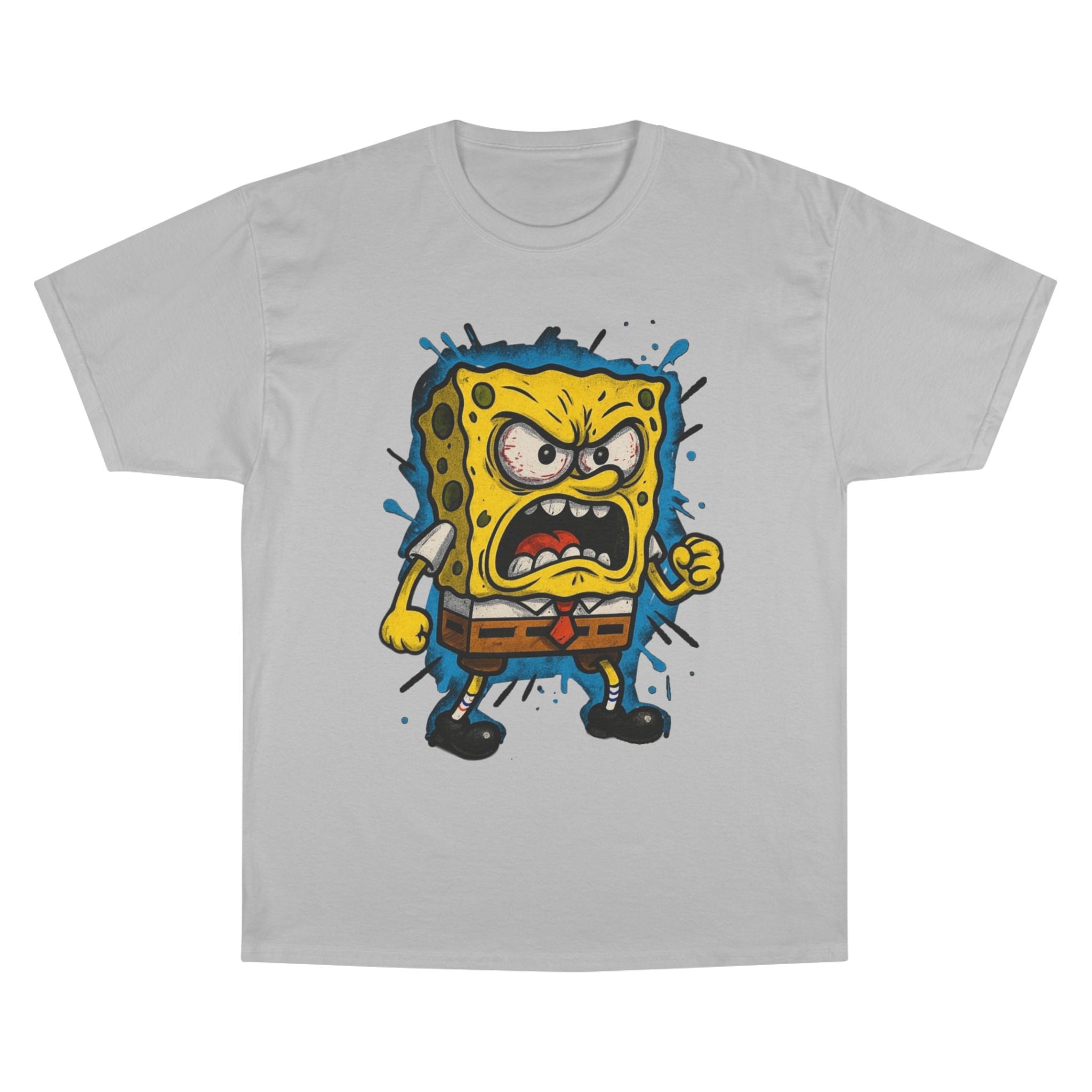 Angry Sponge Cartoon T-Shirt